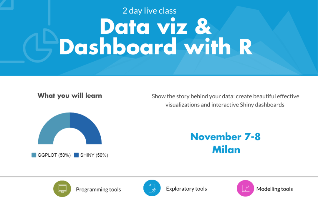 R live class | Data Visualization and Dashboard with R | Nov 7-8 Milan
